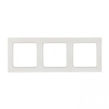 Стокгольм Рамка 3-местная белая