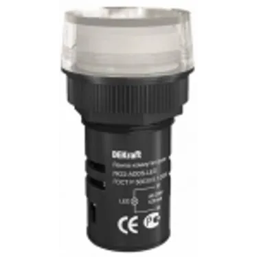 Лампа ADDS 22мм белая LED 220В