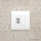 Avanti Розетка RJ-45 в стену, 5e одинарная, ''Белое облако''