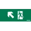 Пиктограмма (Наклейка) Фигура / Стрелка Влево Вверх для аварийно-эвакуационного светильника IP20 | V1-R0-70354-21A01-2017 | VARTON