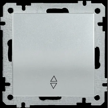 ВС10-1-2-Б Выключатель одноклавишный проходной 10А BOLERO антрацит