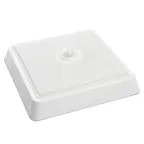 Светильник светодиодный ДБО-20w с датчиком 6500К 1600Лм квадратный белый