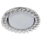 Светильник под лампу Gx53, 220V,13W, хром/прозрачный DK86 CH/WH