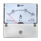 Амперметр AM-A801 аналоговый на панель 80х80 (круглый вырез) 600А трансформаторное подключение