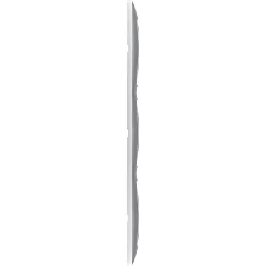 VALENA Рамка 3 поста горизонтальная алюминий