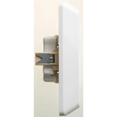 ЭТЮД Розетка двойная скрытой установки с заземлением со шторками 16А 250B, белый