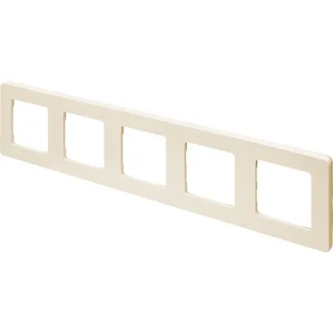 Рамка 5 постов INSPIRIA слоновая кость