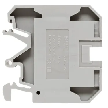 Клемма винтовая JXB- 6мм.кв серая