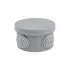 Коробка распаячная КМР-040-038 с крышкой наружная (65х40) 4 мембранных ввода IP54 розничный стикер PROxima