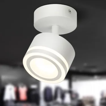 Светильник настенно-потолочный спот OL52 WH под лампу GX53 белый IP20