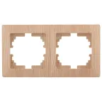 Рамка на 2 поста, СУ, Solo, сосна, 4-502-11