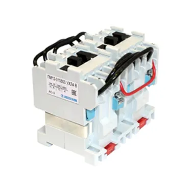 Пускатель электромагнитный ПМ12-010500 УХЛ4 В, 380В/50Гц, 4з+2р, 10А, реверсивный, без реле, IP00