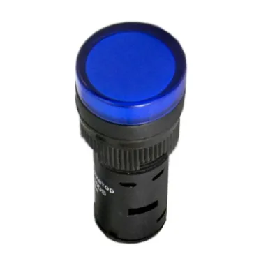 Лампа AD16DS(LED)матрица d16мм синий 110В AC/DC