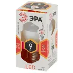 Лампа светодиодная LED P45-9W-827-E27 (диод, шар, 9Вт, тепл, E27 (10/100/3600)