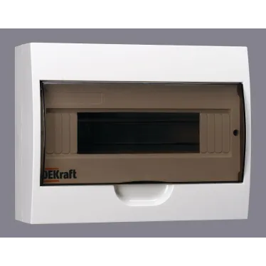 Щит распределительный навесной ЩРн-П-12 IP41 пластиковый прозрачная дверь