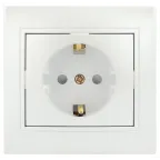 Розетка Intro Plano 1-206-06 с заземлением 2P+