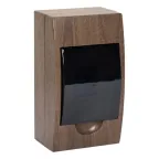 Щит распределительный навесной ЩРН-П- 4 темное дерево IP41 PROxima