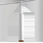 Светильник светодиодный трековый на шинопровод ДПО-10Вт 3000К 600Лм 30° BL (белый) на подвесе (1м) IP40 Jazzway