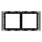 Avanti Рамка-суппорт для In-liner Front серебрист ый металлик 4модуля