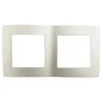 Рамка на 2 поста, Эра12, перламутр, 12-5002-15