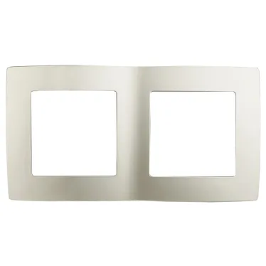 Рамка на 2 поста, Эра12, перламутр, 12-5002-15