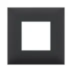 Avanti Рамка ARTLEBEDEV Черный матовый 2 модуля