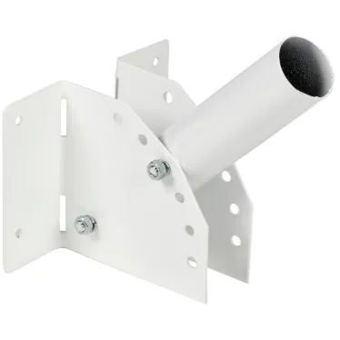 Кронштейн КР-3 D-48мм L-250мм настенный регулируемый угол белый IEK