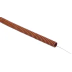 ELASTA Труба гофрированная ПВХ d-25мм с зондом дуб (25м) IEK