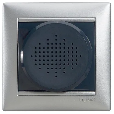 VALENA Рамка 1 пост горизонтальная алюминий