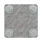 Соединитель пруток - полоса 57х57 мм