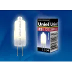 Лампа галогенная матовая капсульная 12 В 35 Вт цоколь G4 Картонная коробка JC-12/35/G4 FR