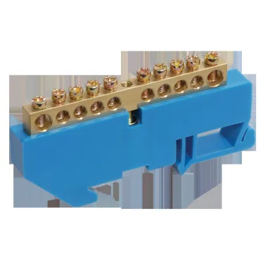 Шина N ноль на DIN-изоляторах ШНИ-8х12-4-Д-С