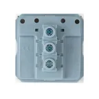 Выключатель 10А, 1 клавишный проходной без индикатора