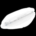 Светильник под светодиодную лампу ДСП 1хG13 AC 220В IP65 1260х70х61мм Пластик с отражателем для лампы 1200мм INDUSTRY Gauss