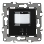 Датчик движения 2-проводной, 180-250В, 200Вт, Эра12, чёрный,12-4103-06