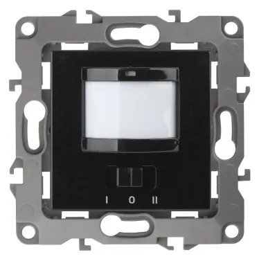 Датчик движения 2-проводной, 180-250В, 200Вт, Эра12, чёрный,12-4103-06