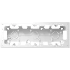 Коробка подъемная на 3 поста для накладного монтажа цвета алюминий S24 Harmonie