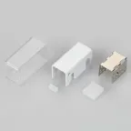 Коннектор питания ARL-MOONLIGHT-1712-CON-POWER-HR-WH (ARL, Пластик)