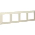 Valena LIFE Рамка 4 поста слоновая кость универсальная