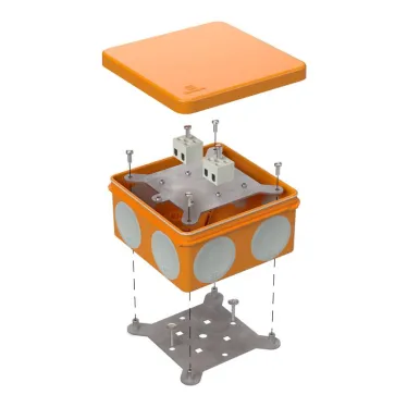 Коробка огнестойкая для о/п двухкомпонентная 60-0300-FR2.5-4 Е15-Е120 100х100х50