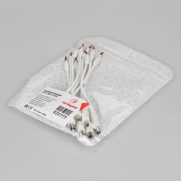 Коннектор питания J5.5-2.1мм-F-10cm (ARL, -)