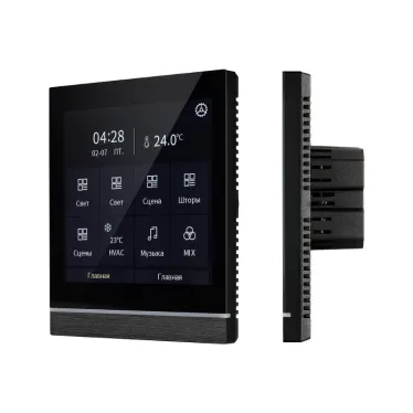 Панель управления сенсорная с дисплеем INTELLIGENT ARLIGHT KNX-113-40-MULTI-V4-IN (20-30V) (IARL, IP20 пластик, 2 года)