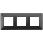 Рамка на 3 поста, Эра Elegance, антрацит, 14-5003-05