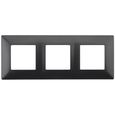 Рамка на 3 поста, Эра Elegance, антрацит, 14-5003-05