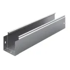 Металлический лоток неперфорированный 100х100х3000, толщина 0,8 мм, Сендзимир цинк