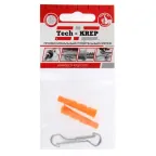 Шуруп-полукольцо 6х60 с полипропропиленовым универсальным дюбелем 10.0х61 (2шт)