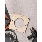 Шаблон для подрозетников c 1 отв. диам. 82 мм Expert