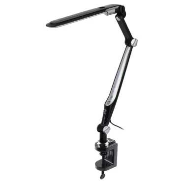 Светильник настольный светодиодный NLED-496-12W-BK на струбцине черный