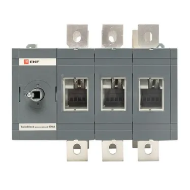 Рубильник 630A 3P реверсивный без рукоятки управления TwinBlock