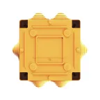 Коробка пластиковая FS с кабельными вводами и клеммниками, IP56,100х100х50мм, 5р, 450V,20A,10мм.кв